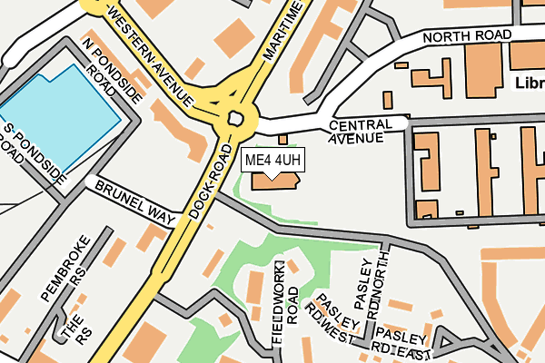 ME4 4UH map - OS OpenMap – Local (Ordnance Survey)