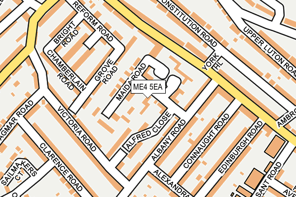ME4 5EA map - OS OpenMap – Local (Ordnance Survey)