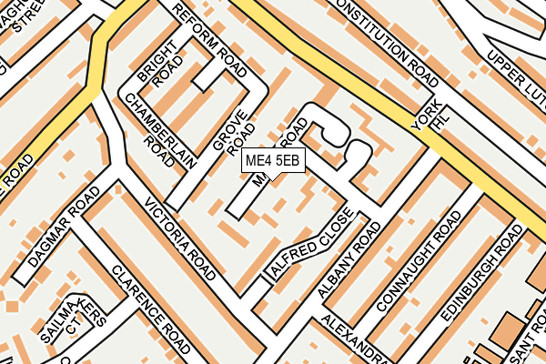 ME4 5EB map - OS OpenMap – Local (Ordnance Survey)