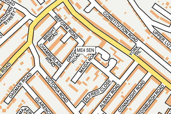 ME4 5EN map - OS OpenMap – Local (Ordnance Survey)