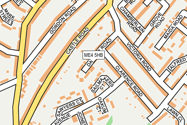 ME4 5HB map - OS OpenMap – Local (Ordnance Survey)