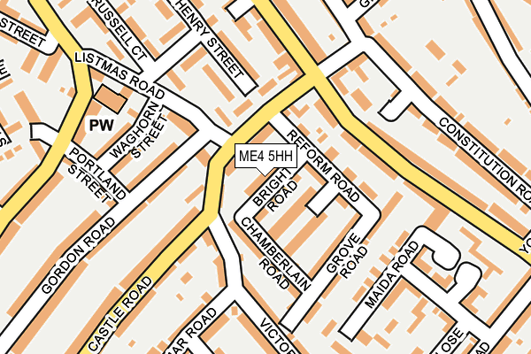 ME4 5HH map - OS OpenMap – Local (Ordnance Survey)