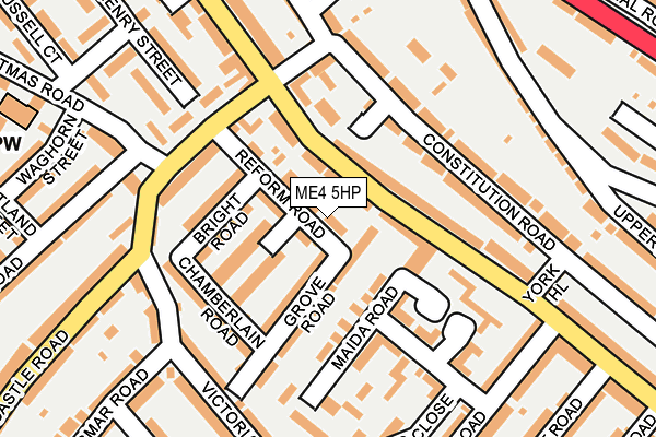 ME4 5HP map - OS OpenMap – Local (Ordnance Survey)