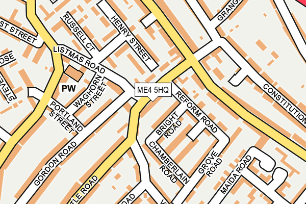 ME4 5HQ map - OS OpenMap – Local (Ordnance Survey)