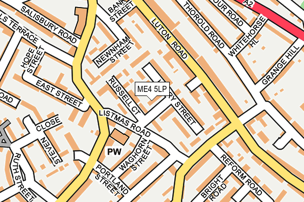 ME4 5LP map - OS OpenMap – Local (Ordnance Survey)