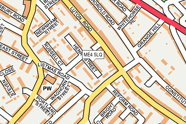ME4 5LQ map - OS OpenMap – Local (Ordnance Survey)