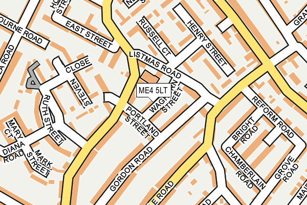 ME4 5LT map - OS OpenMap – Local (Ordnance Survey)