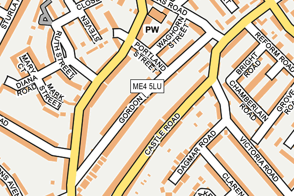 ME4 5LU map - OS OpenMap – Local (Ordnance Survey)