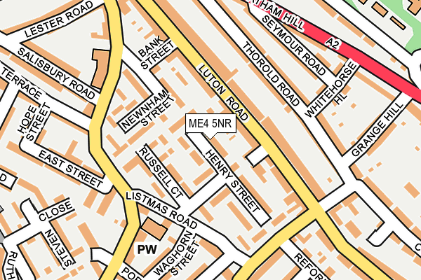ME4 5NR map - OS OpenMap – Local (Ordnance Survey)
