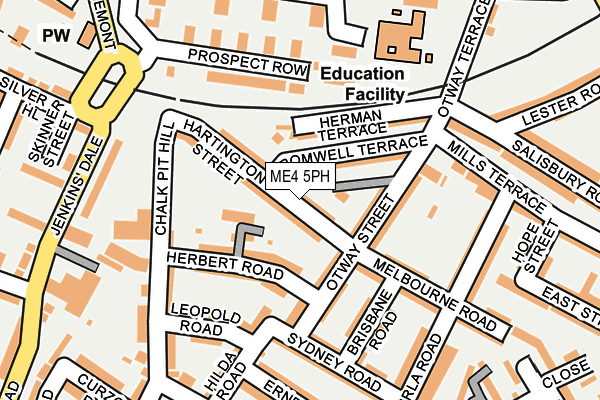 ME4 5PH map - OS OpenMap – Local (Ordnance Survey)
