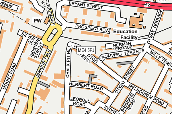 ME4 5PJ map - OS OpenMap – Local (Ordnance Survey)