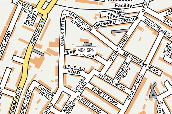 ME4 5PN map - OS OpenMap – Local (Ordnance Survey)