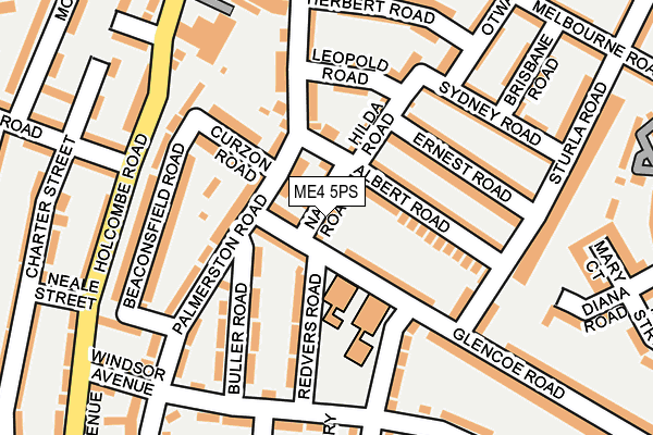 ME4 5PS map - OS OpenMap – Local (Ordnance Survey)