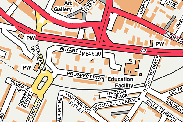 ME4 5QU map - OS OpenMap – Local (Ordnance Survey)