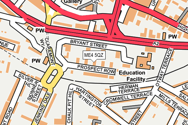 ME4 5QZ map - OS OpenMap – Local (Ordnance Survey)