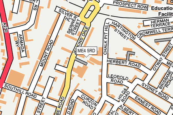 ME4 5RD map - OS OpenMap – Local (Ordnance Survey)