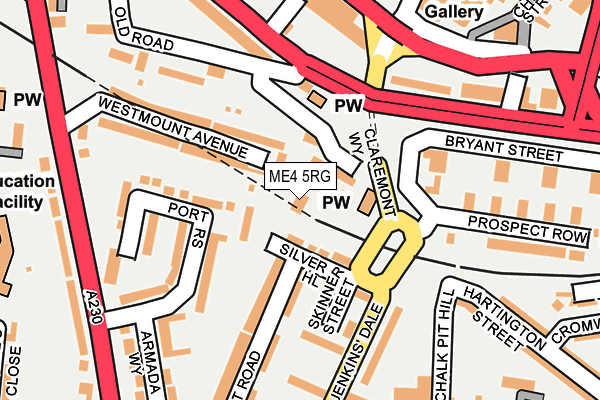 ME4 5RG map - OS OpenMap – Local (Ordnance Survey)