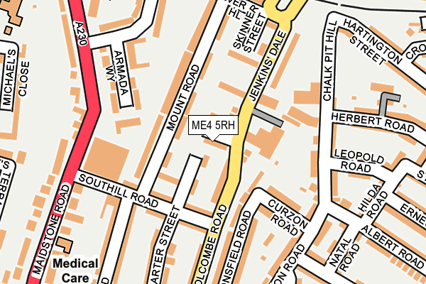 ME4 5RH map - OS OpenMap – Local (Ordnance Survey)