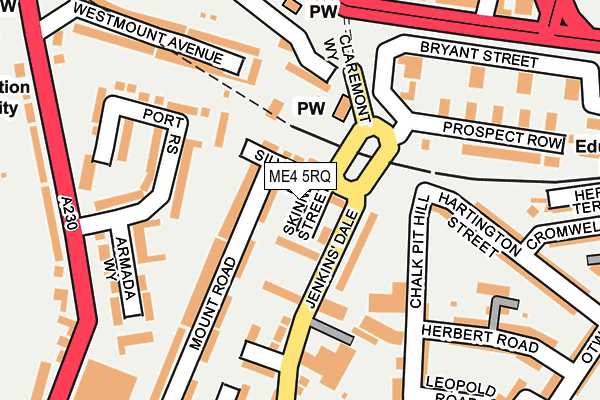 ME4 5RQ map - OS OpenMap – Local (Ordnance Survey)