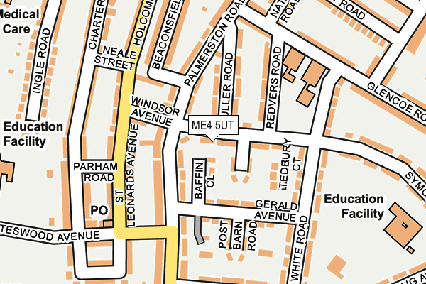 ME4 5UT map - OS OpenMap – Local (Ordnance Survey)