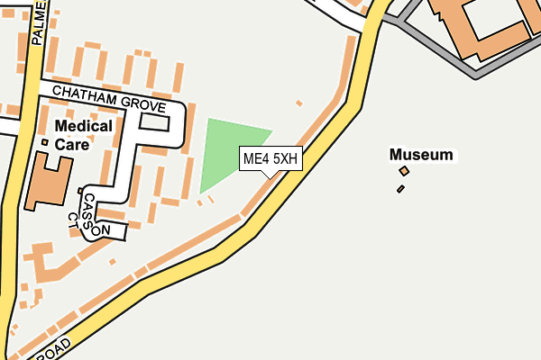 ME4 5XH map - OS OpenMap – Local (Ordnance Survey)