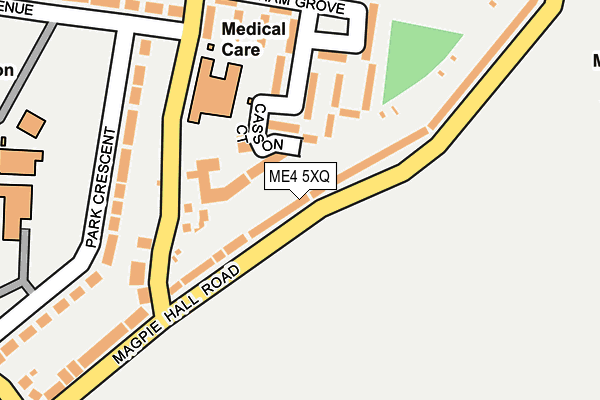 ME4 5XQ map - OS OpenMap – Local (Ordnance Survey)