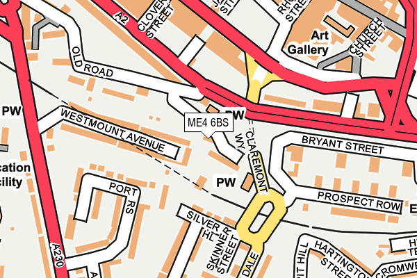 ME4 6BS map - OS OpenMap – Local (Ordnance Survey)