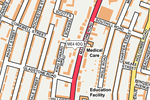 Map of BLUE SKIES SCHOOL LTD at local scale