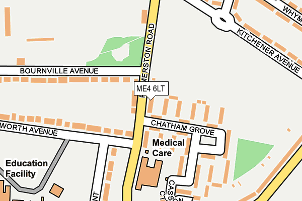 ME4 6LT map - OS OpenMap – Local (Ordnance Survey)