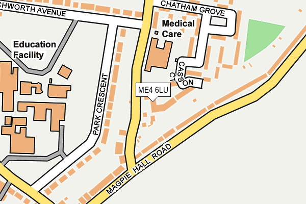 ME4 6LU map - OS OpenMap – Local (Ordnance Survey)