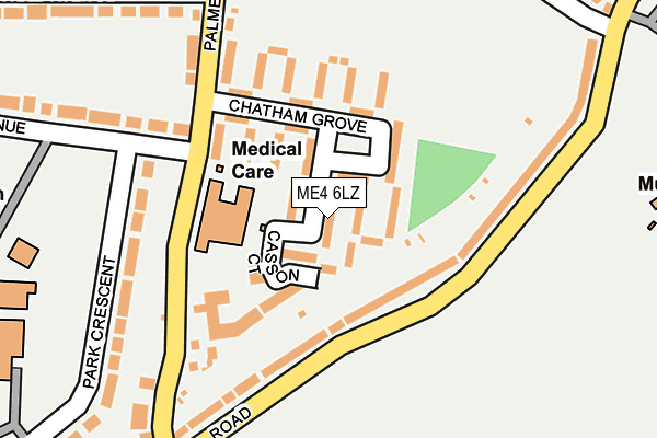 ME4 6LZ map - OS OpenMap – Local (Ordnance Survey)