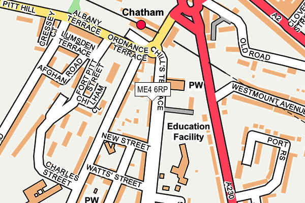 ME4 6RP map - OS OpenMap – Local (Ordnance Survey)