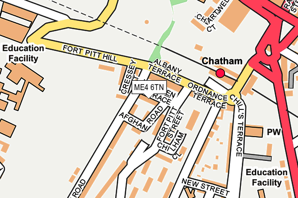 ME4 6TN map - OS OpenMap – Local (Ordnance Survey)