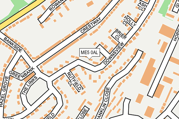 ME5 0AL map - OS OpenMap – Local (Ordnance Survey)