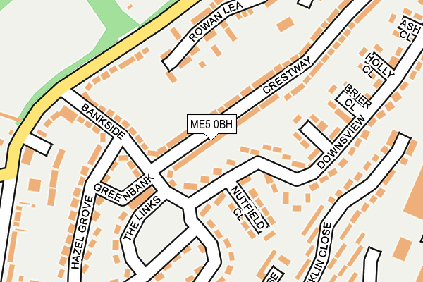 ME5 0BH map - OS OpenMap – Local (Ordnance Survey)