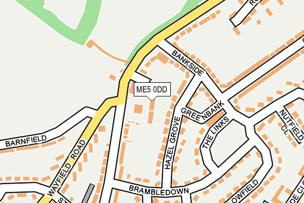 ME5 0DD map - OS OpenMap – Local (Ordnance Survey)