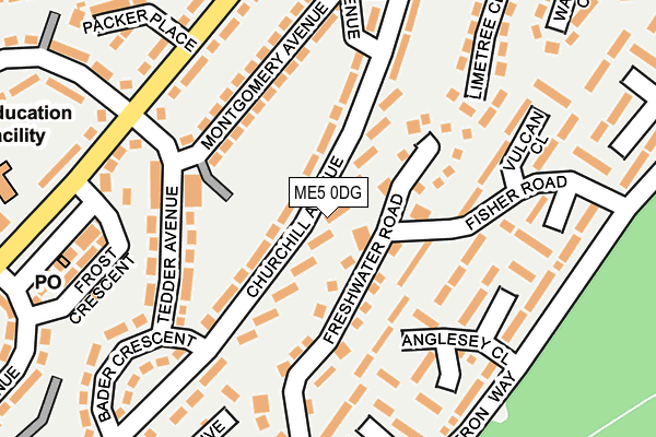 ME5 0DG map - OS OpenMap – Local (Ordnance Survey)