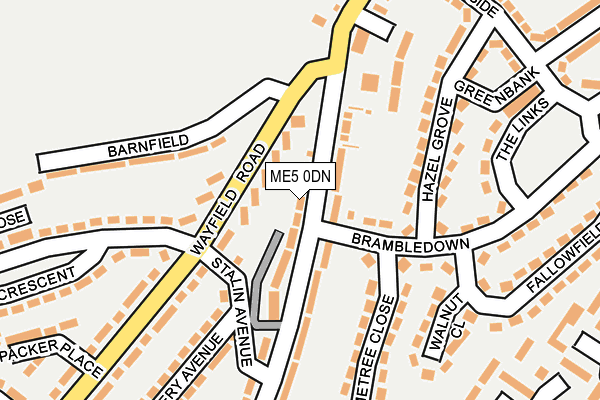 ME5 0DN map - OS OpenMap – Local (Ordnance Survey)