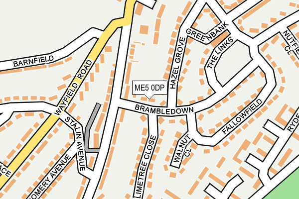 ME5 0DP map - OS OpenMap – Local (Ordnance Survey)