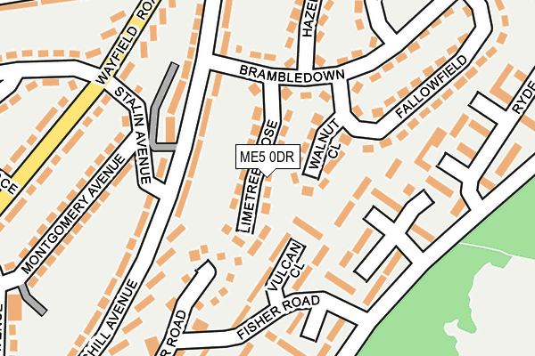 ME5 0DR map - OS OpenMap – Local (Ordnance Survey)