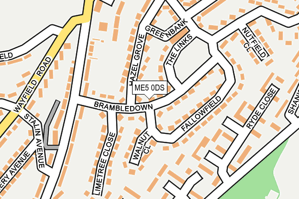 ME5 0DS map - OS OpenMap – Local (Ordnance Survey)