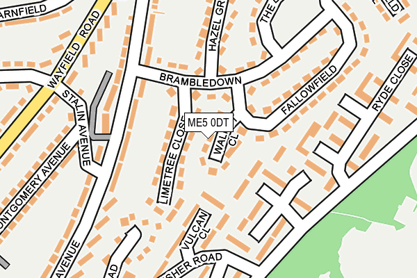 ME5 0DT map - OS OpenMap – Local (Ordnance Survey)