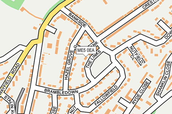 ME5 0EA map - OS OpenMap – Local (Ordnance Survey)