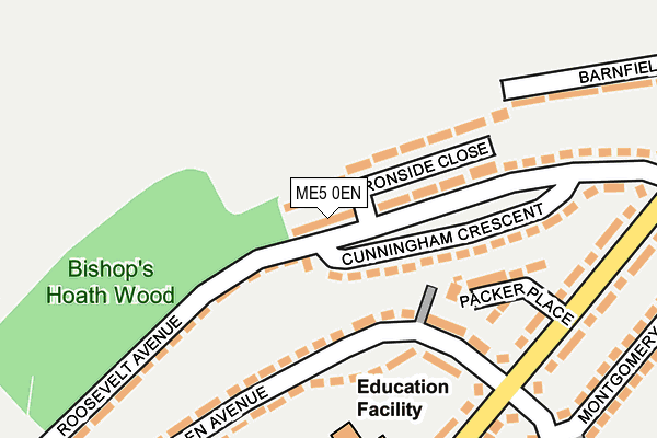 ME5 0EN map - OS OpenMap – Local (Ordnance Survey)