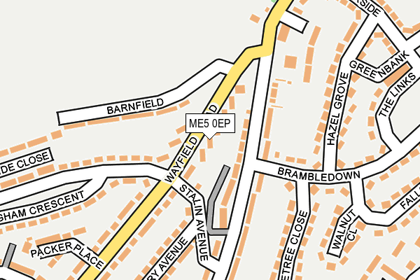 ME5 0EP map - OS OpenMap – Local (Ordnance Survey)