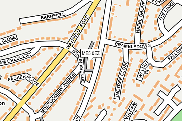 ME5 0EZ map - OS OpenMap – Local (Ordnance Survey)