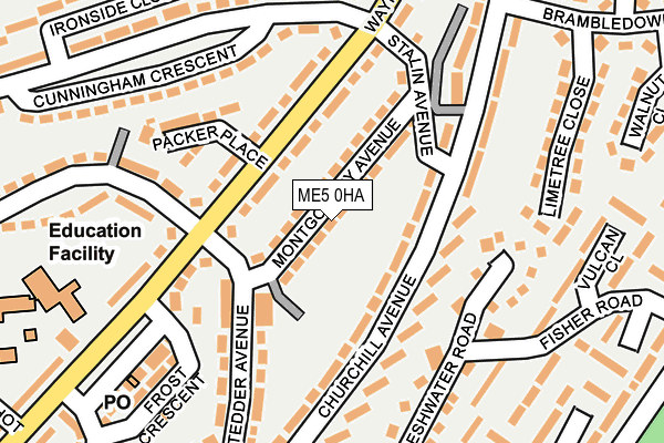 ME5 0HA map - OS OpenMap – Local (Ordnance Survey)