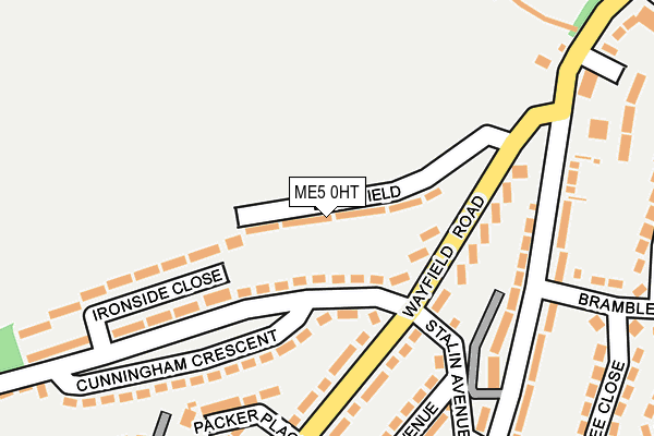 ME5 0HT map - OS OpenMap – Local (Ordnance Survey)