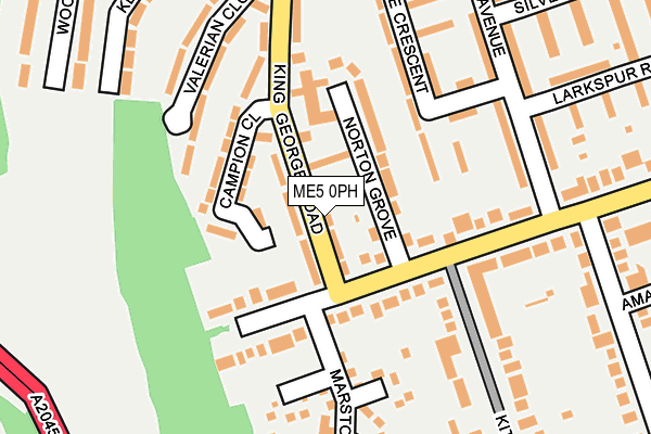 ME5 0PH map - OS OpenMap – Local (Ordnance Survey)