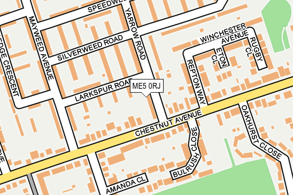 ME5 0RJ map - OS OpenMap – Local (Ordnance Survey)